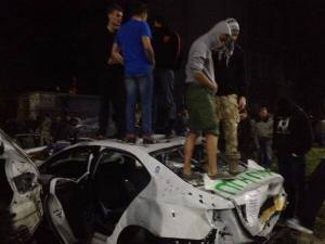 Activistas de la protesta en Kiev