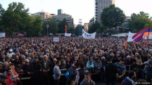 Protestas en Yerevan, Armenia