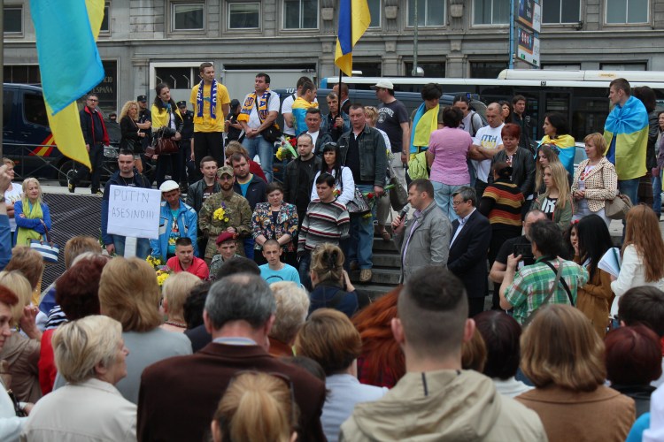Manifestación-Bienvenida en Madrid