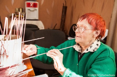 El centro para personas mayores es para muchos un verdadero hallazgo. Aquí hay comida, ropa, un techo sobre su cabeza e incluso amor.