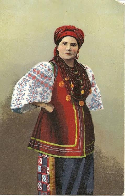 Ilusracin, el traje nacional de Ucrania, Poltava