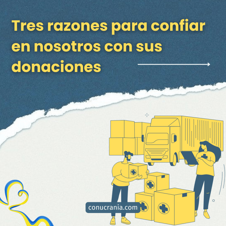 Tres razones para confiar en nosotros con sus&nbsp;donaciones
